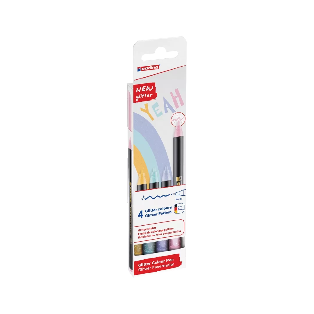 Edding 4-1200-4-3 felt pen Blue  Pink