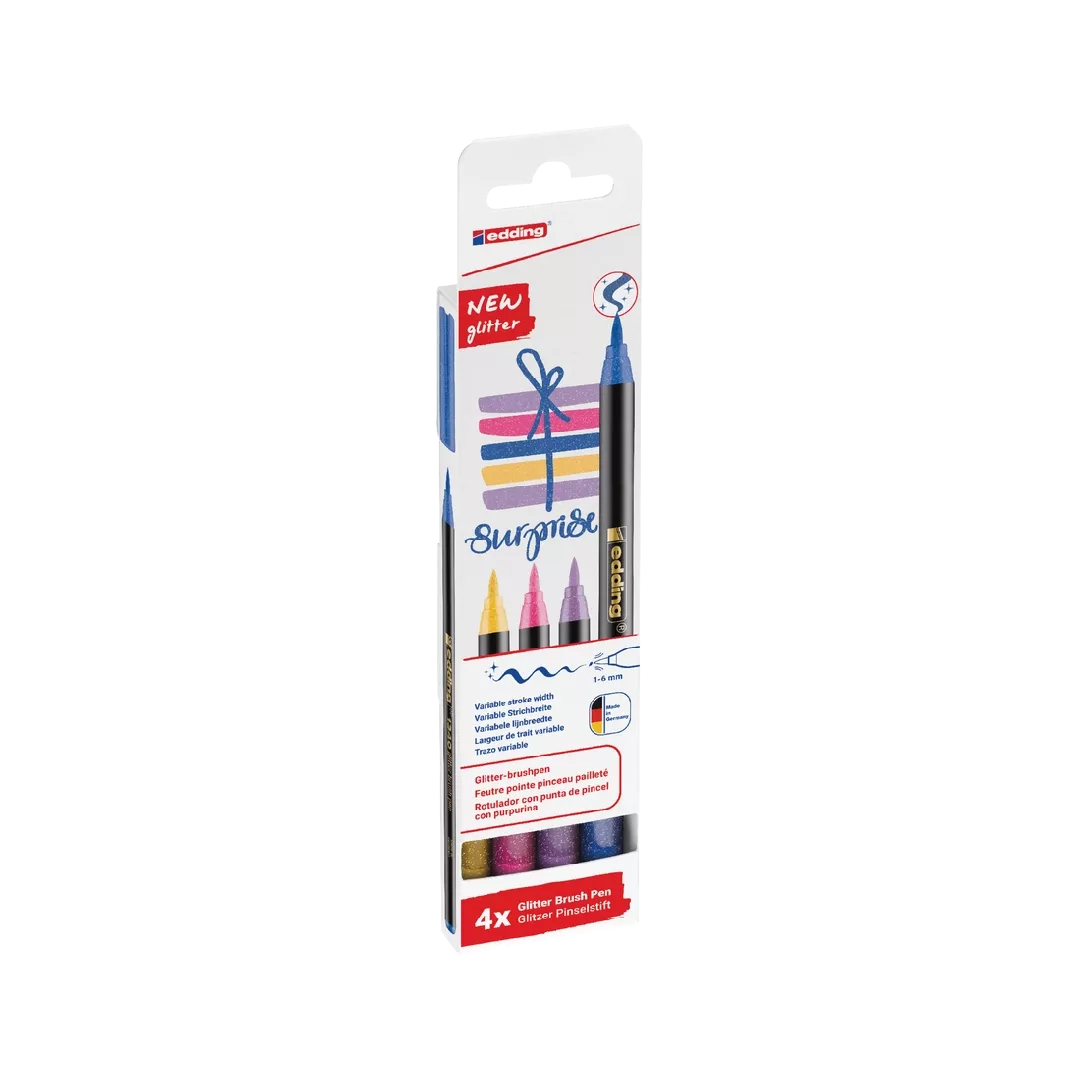 Edding 4-1340-4-3 felt pen Blue  Ochre