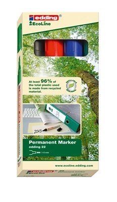 Edding 22 EcoLine permanent marker Chisel