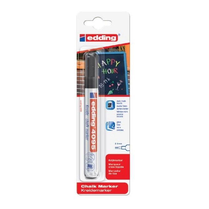Edding 4095 chalk marker Bullet Black