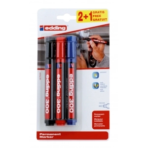 Edding 300 2+1 permanent marker Black
