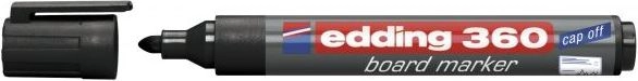Edding 360 Whiteboard-Marker schwarz 1 5