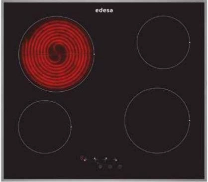 Edesa EVT-6421 X Black Built-in Ceramic