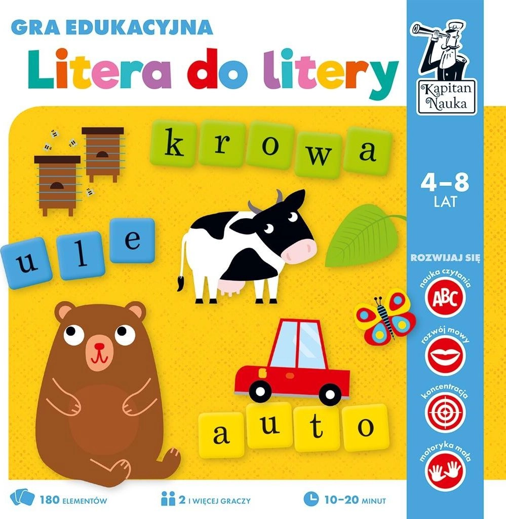 Edgard Captain Science. Educational game. Letter