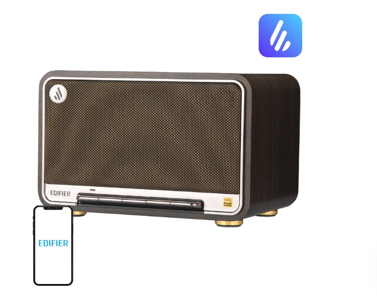 Edifier D32 Multiroom-fĂ¤higer WiFi Speaker Bluetooth
