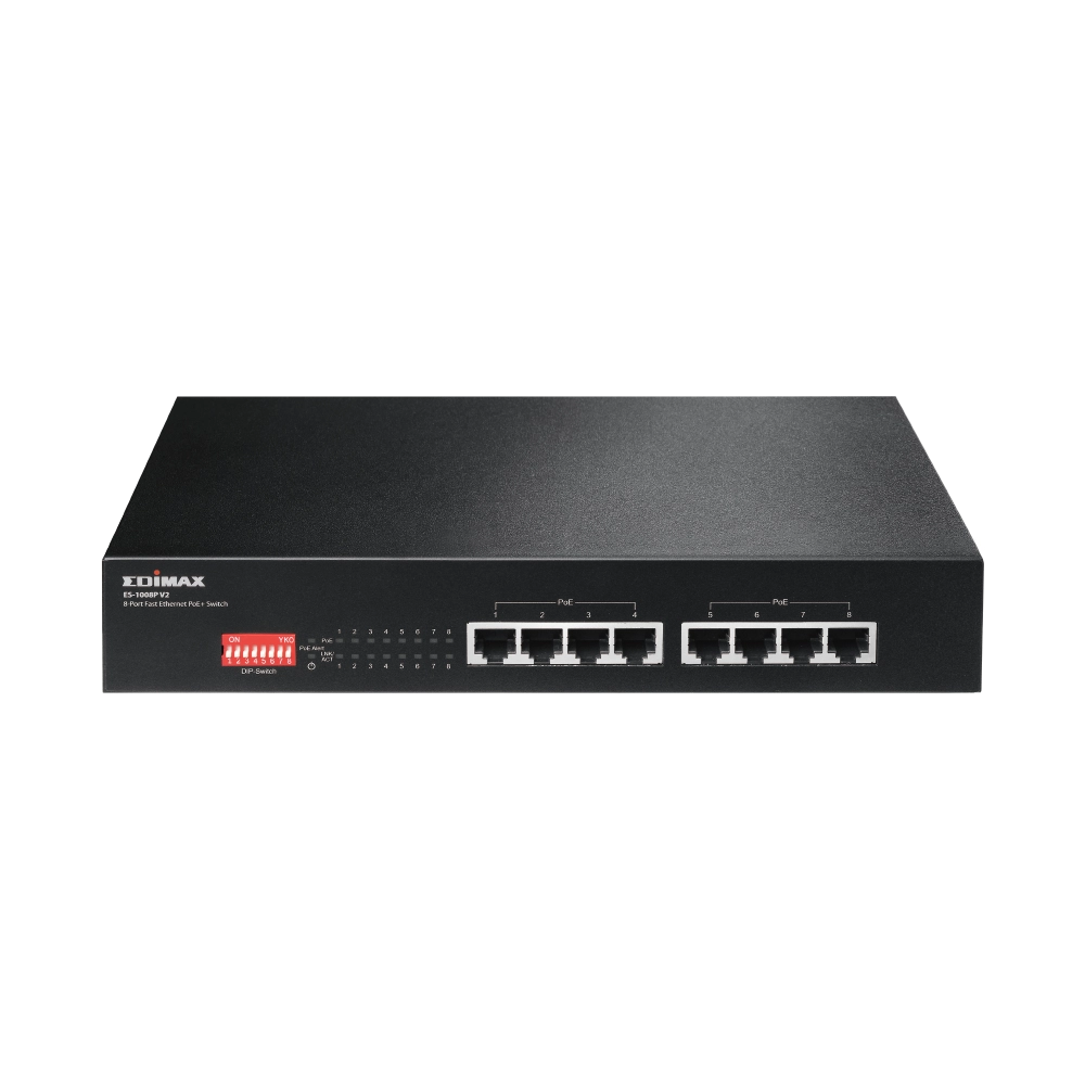 Edimax ES-1008P V2 network switch Fast