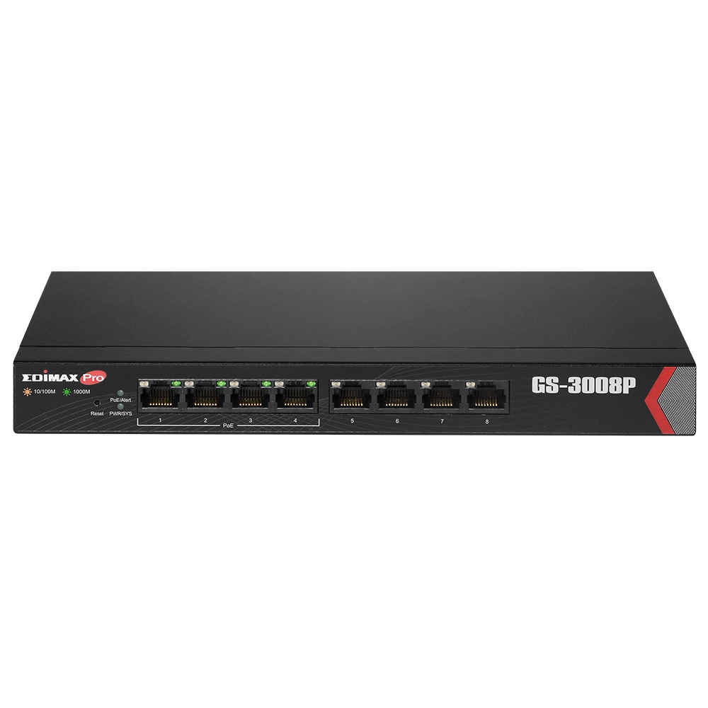 Edimax GS-3008P network switch Managed Gigabit