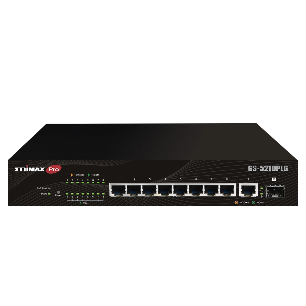 Edimax Switch GS-5210PLG Managed Gigabit Ethernet