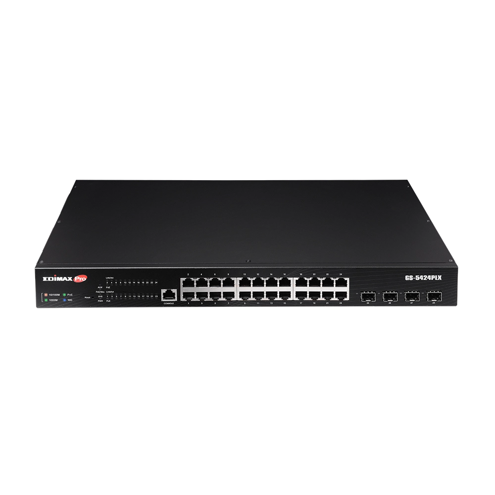 Edimax Surveillance 24-Port Gigabit PoE+ Web