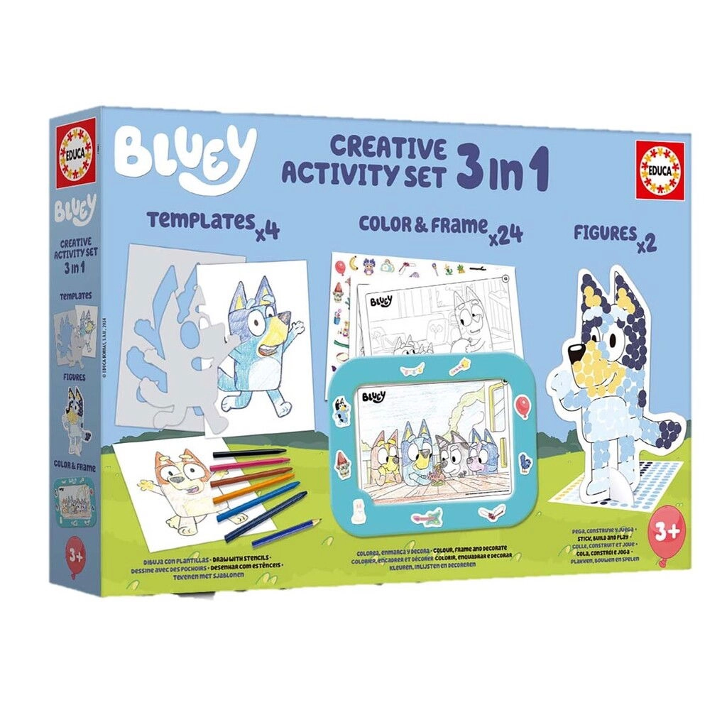 Educa - 3 In 1 Bluey