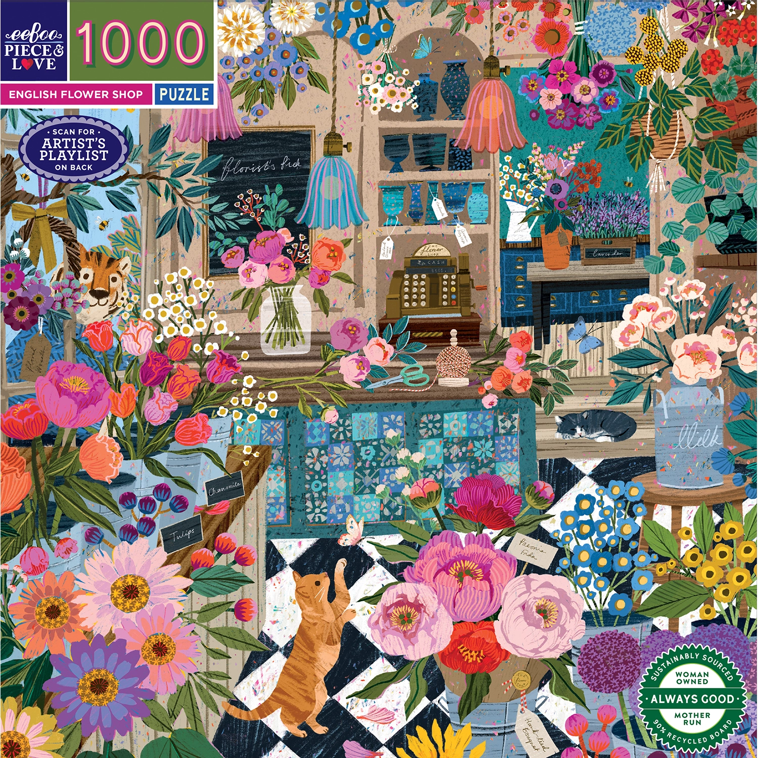Eeboo - Puzzle 1000 pcs -