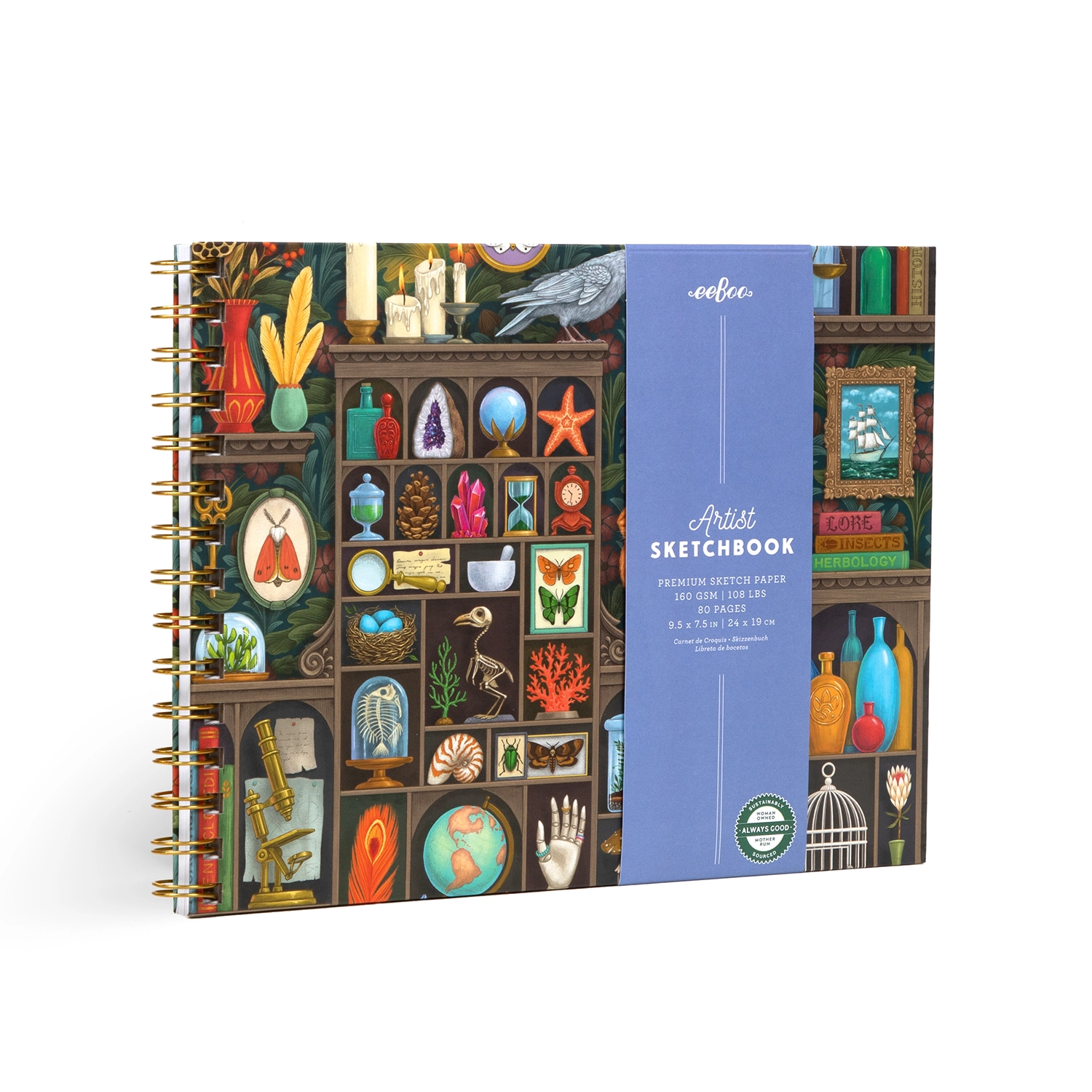 Eeboo - Sketchbook - Alchemist````s Cabinet