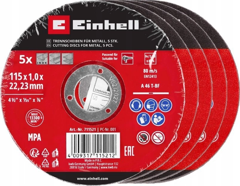 Einhell METAL SHIELD 115 MM 5