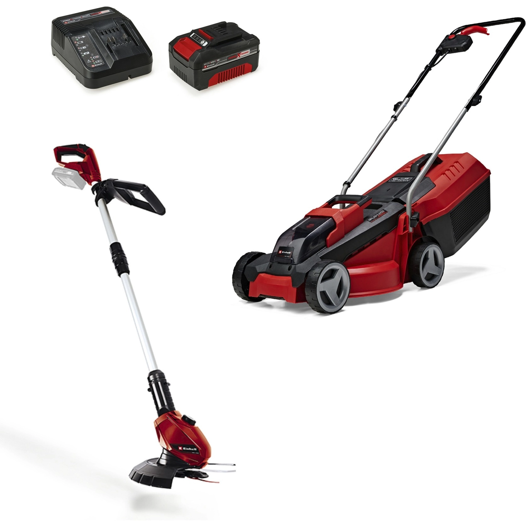 Einhell Cordless Lawn Mower Set GE-CM