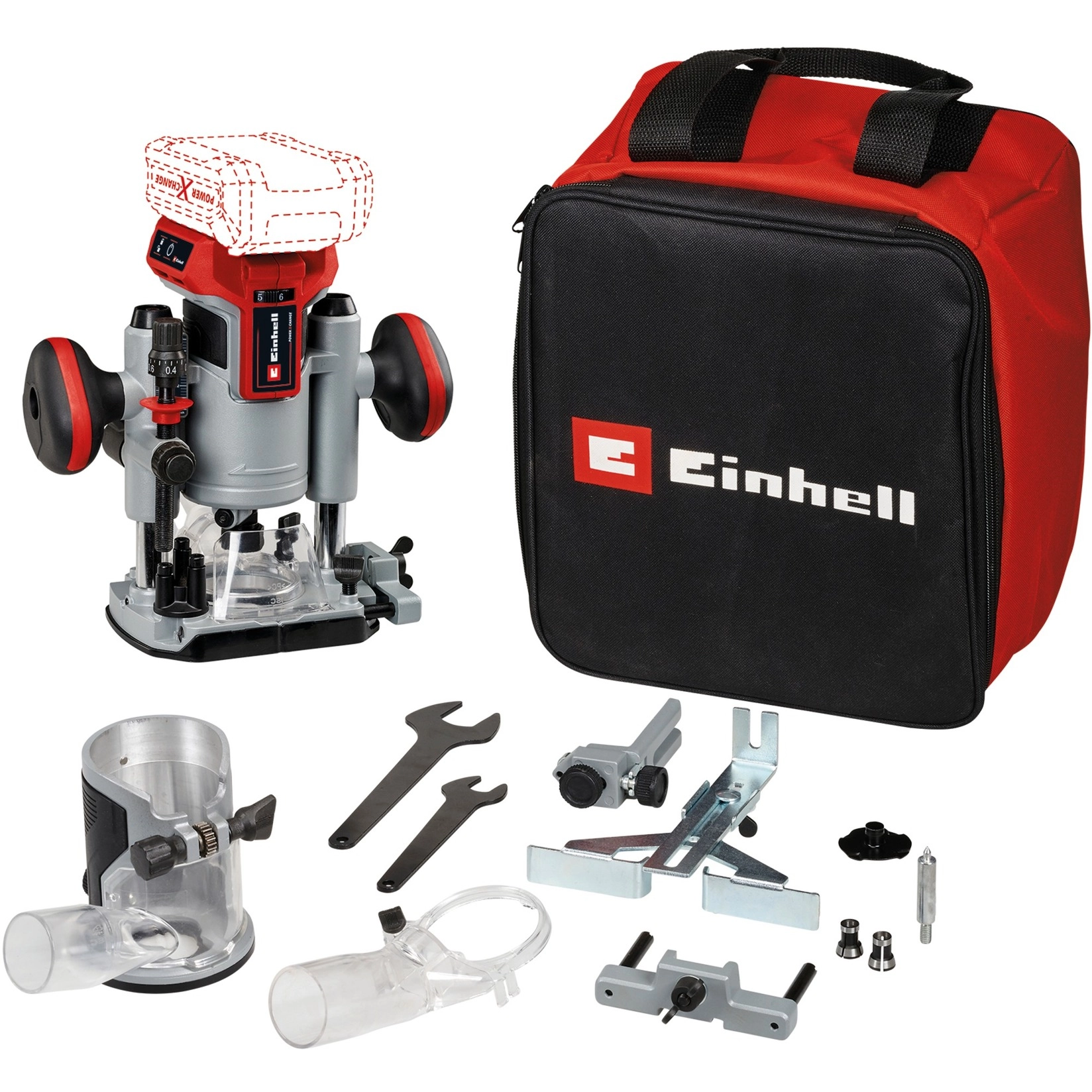 Einhell Akku-Oberfräse /-Kantenfräse TP-RO 18 Set