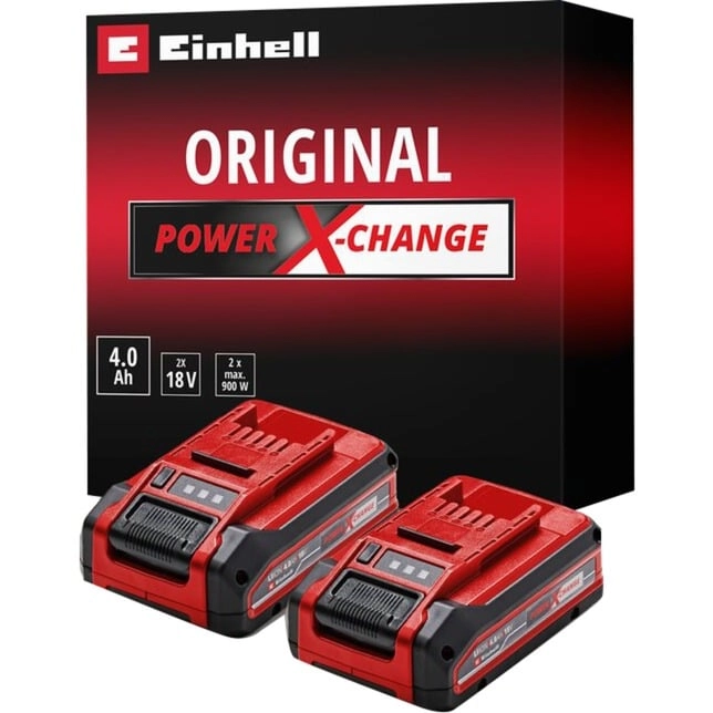 EINHELL Power-X-Change TWIN-PACK 18V 4.0Ah