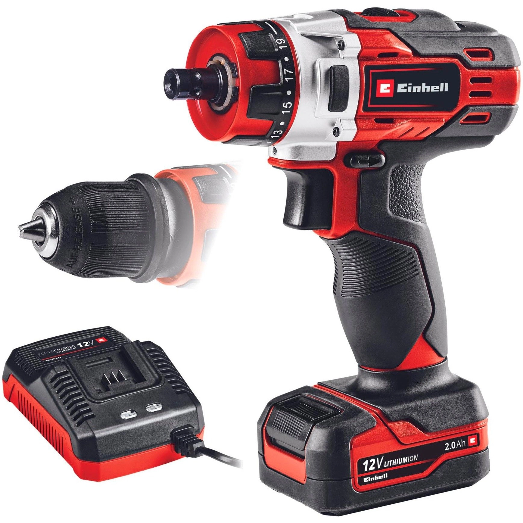 Einhell Cordless drill screwdriver TE-CD 12/1
