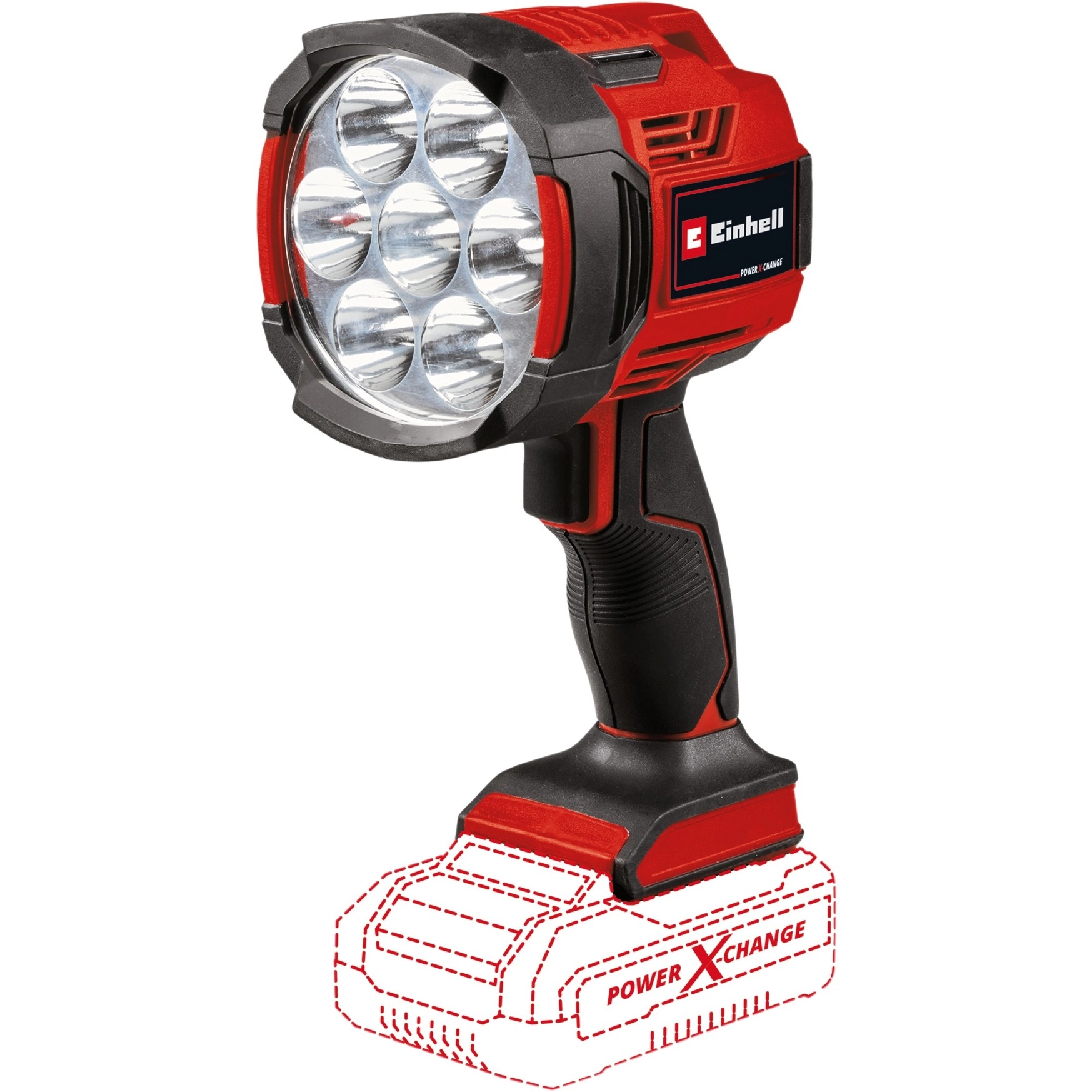 Einhell TE-CL 18/2500 LiAC-solo Black Red