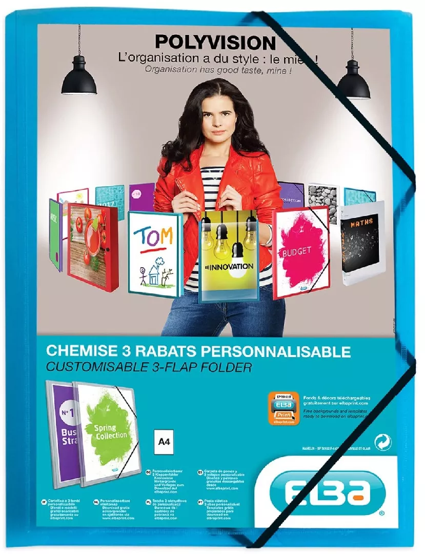 Elba 100201152 folder Polypropylene (PP) Blue