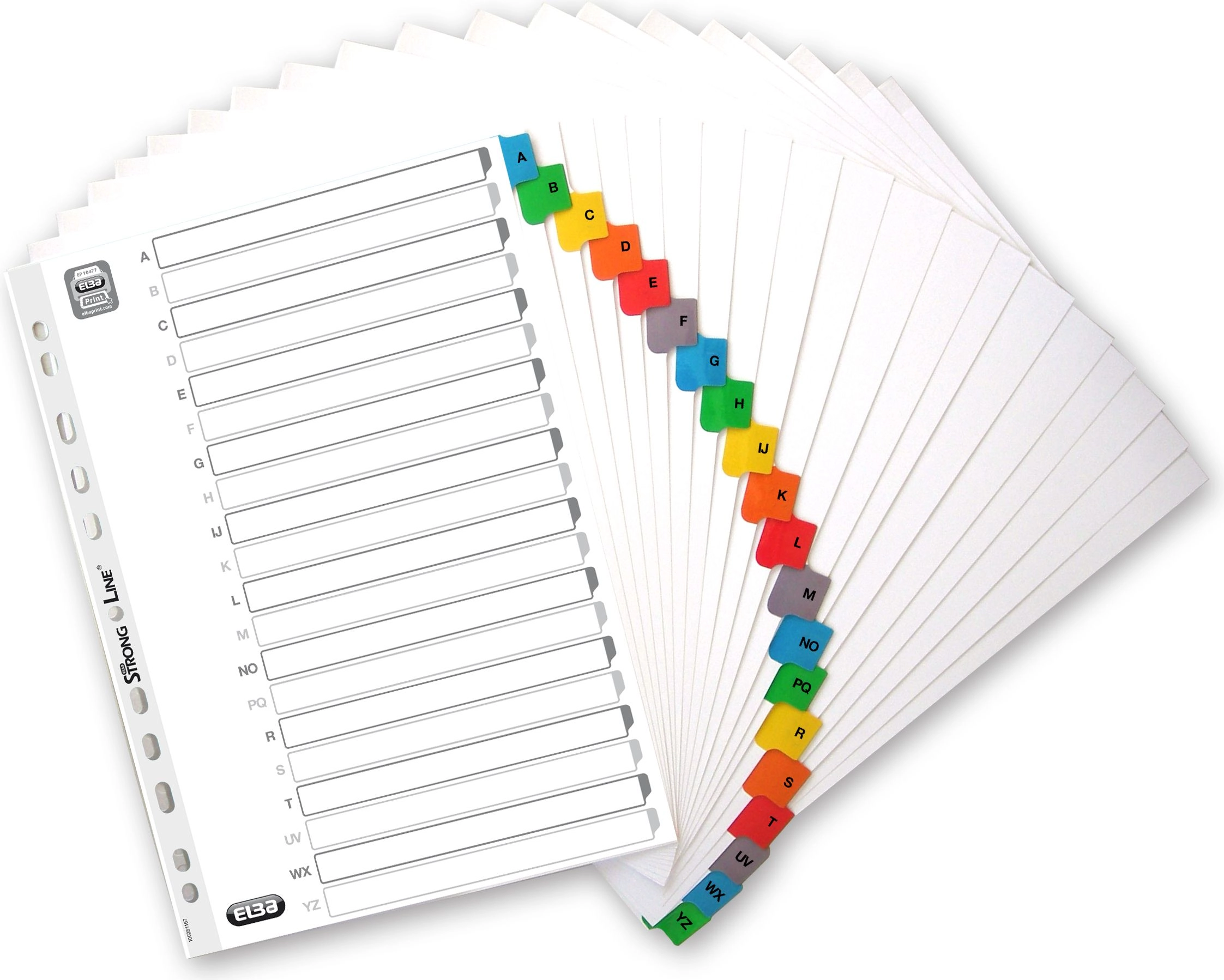Elba CARDBOARD INSERTS A4 MYLAR Z