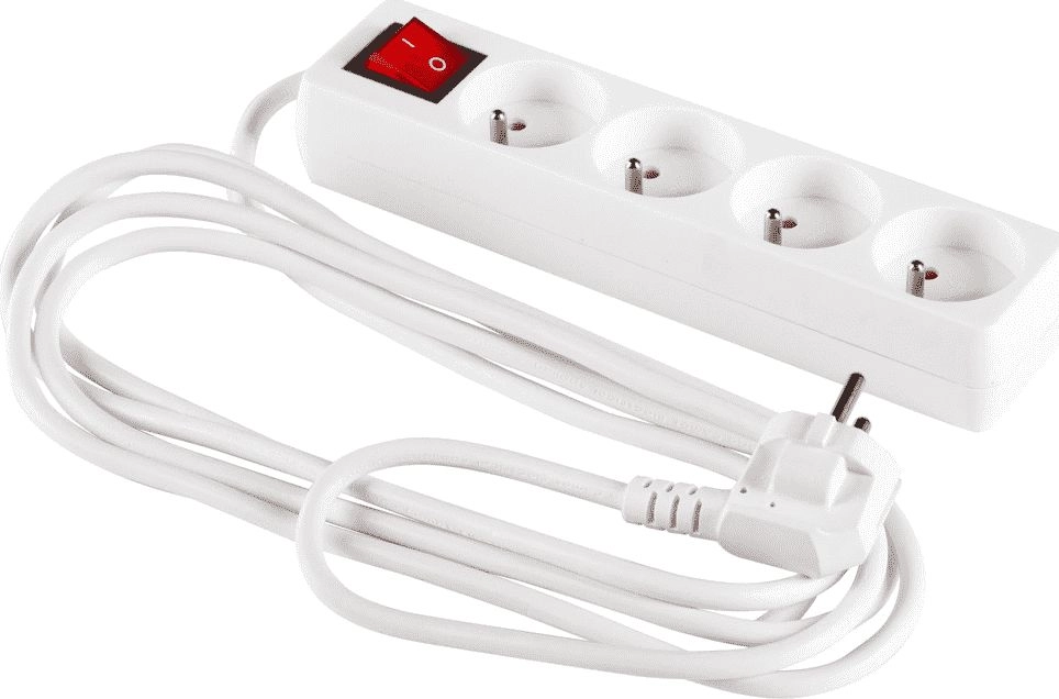 Elcan power strip 4 sockets 3