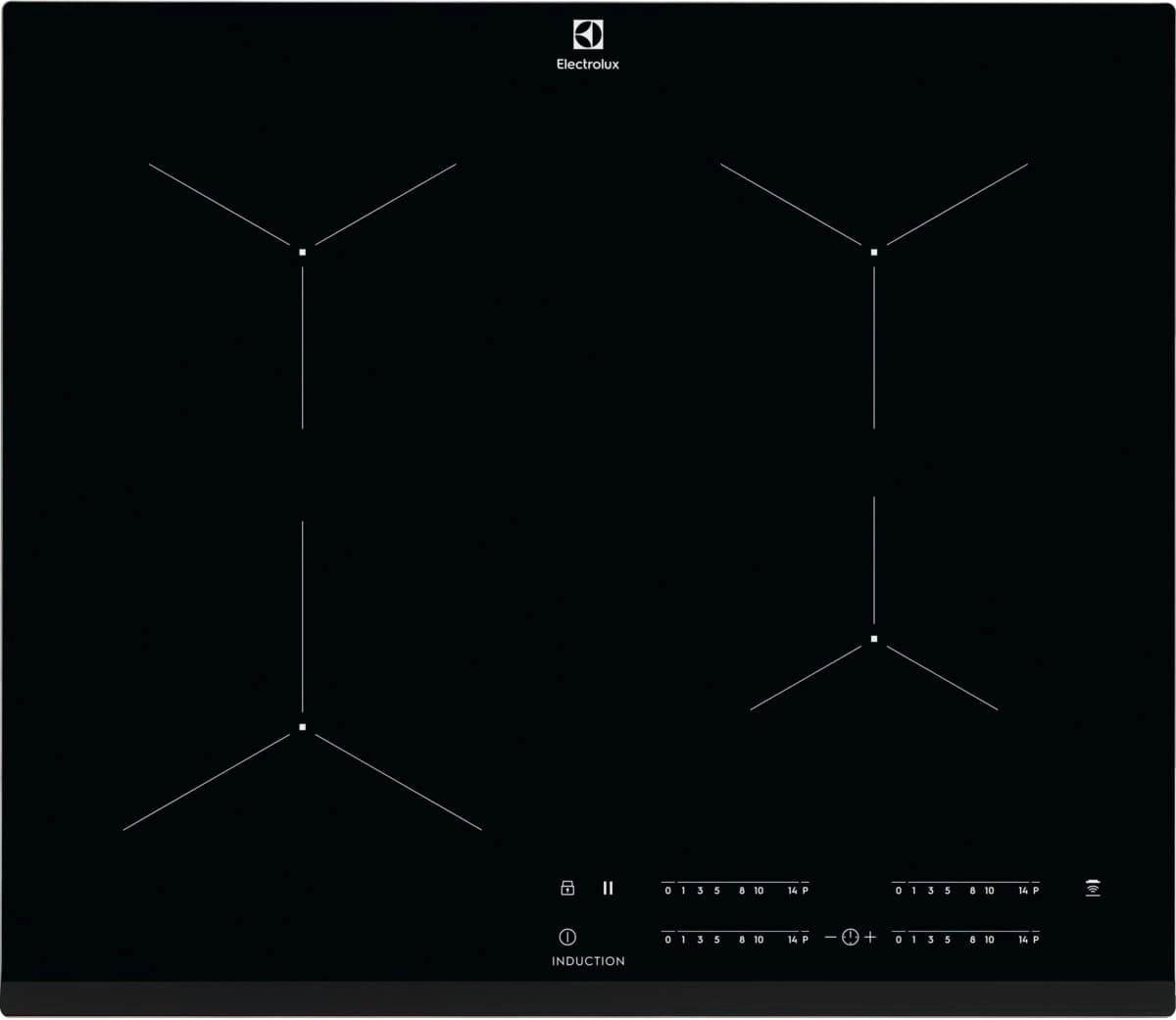 Electrolux EIT61443B hob Black Built-in Zone
