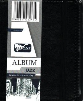 Album for registration card Jazz black
