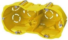 Elektro-Plast Flush-mounted box PK-2x60 deep  plasterboard