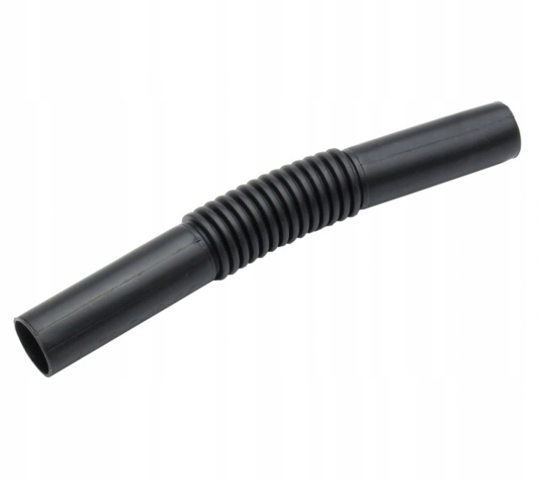 Elektro-Plast Black flexible corrugated connector flush-mounted