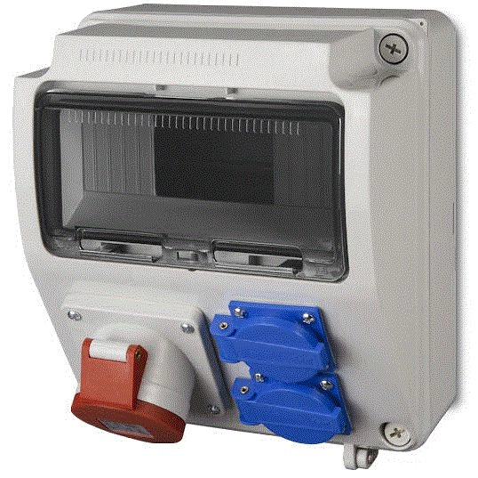 Elektro-Plast Construction switchgear 9 modules 2x2P+Z