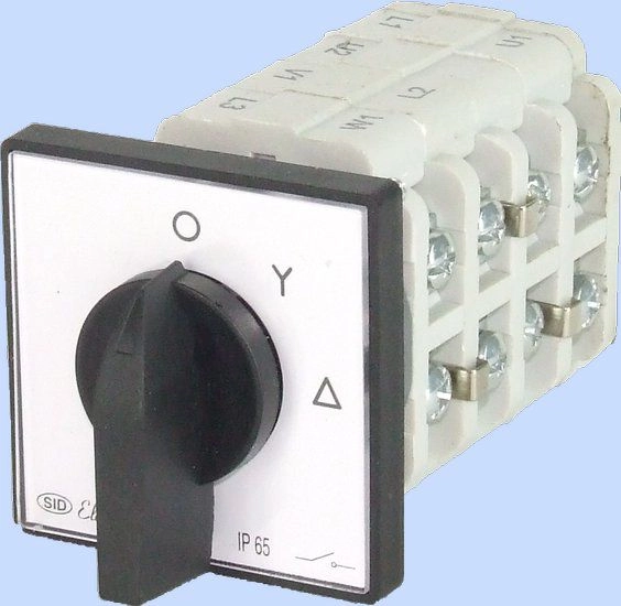 Elektromet Cam switch 0-star-delta 5P 63A