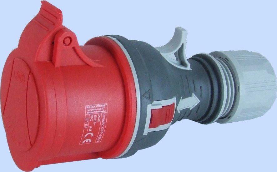 Elektromet Gniazdo przenośne proste TWIST GPP-32/4