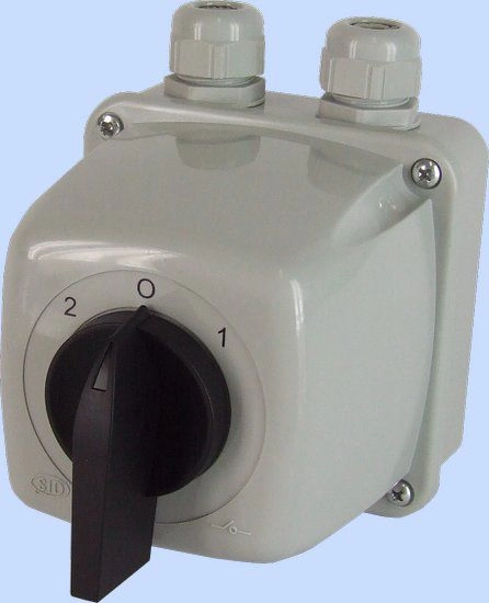 Elektromet Cam switch 2-0-1 3P 40A