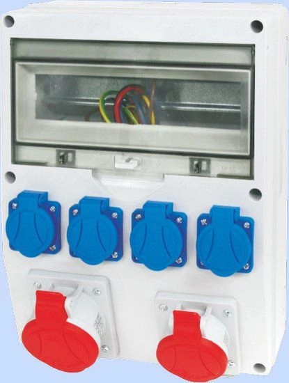 Elektromet Construction switchgear 14 modules 1x16A