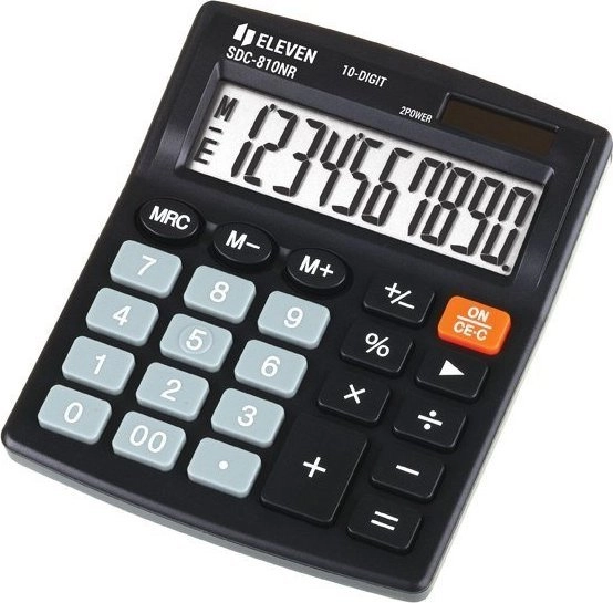 ELEVEN calculator office SDC-810NR 10-digit display