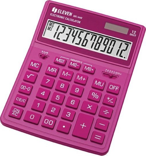 Eleven Eleven Calculator SDC-444XRPKE pink 12-digit