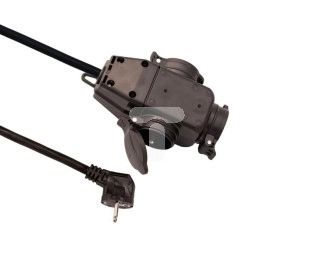 Elgotech Workshop extension cable 3-socket w/u