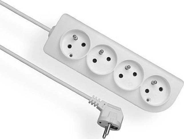 Elgotech CLASSIC extension cable 4-sockets w/u
