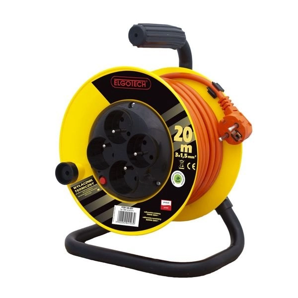 Elgotech Reel extension cable  10 m