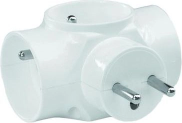 Elgotech Rozgałęźnik wtyczkowy 3-gniazda z/u R-30