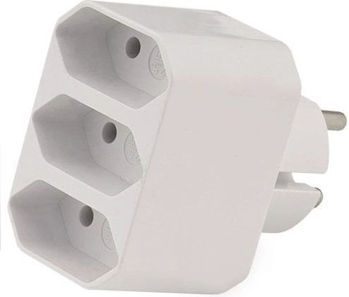 Elgotech 3-socket plug splitter b/u EURO