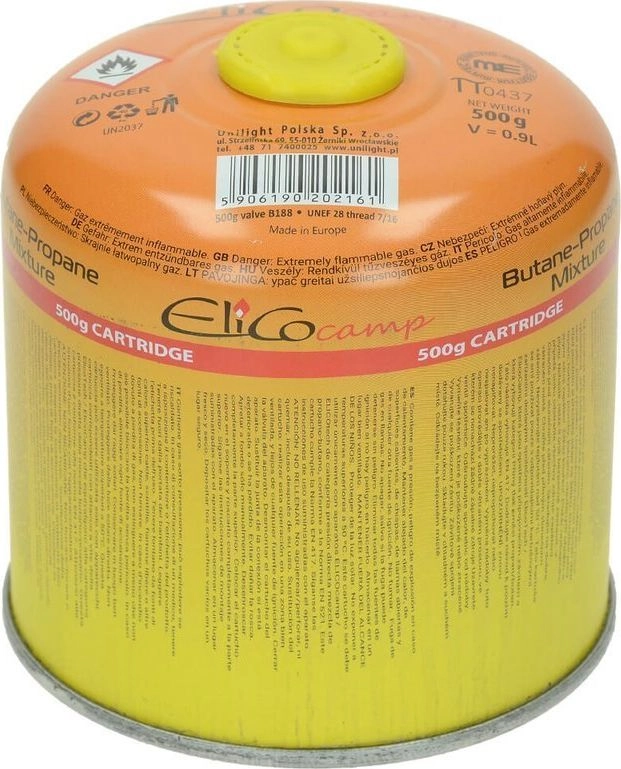 ElicoCamp Threaded Gas Cartridge 500 g