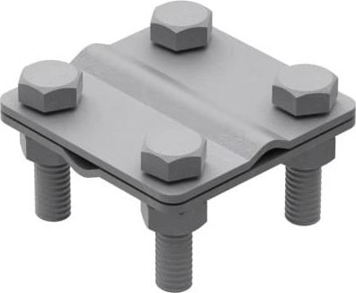 Elko-Bis 4-hole cross connector hot-dip galvanized