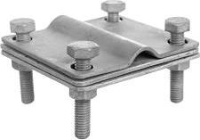 Elko-Bis Galvanized universal branch connector 70x80mm