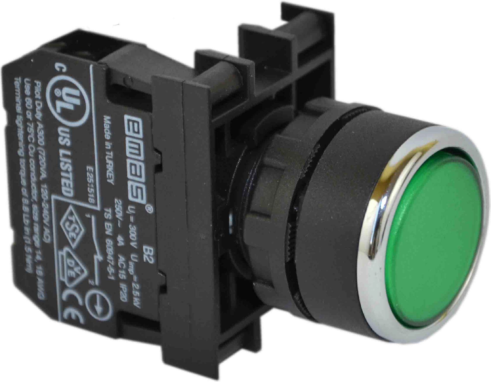 Emas Control button 1Z 1R green