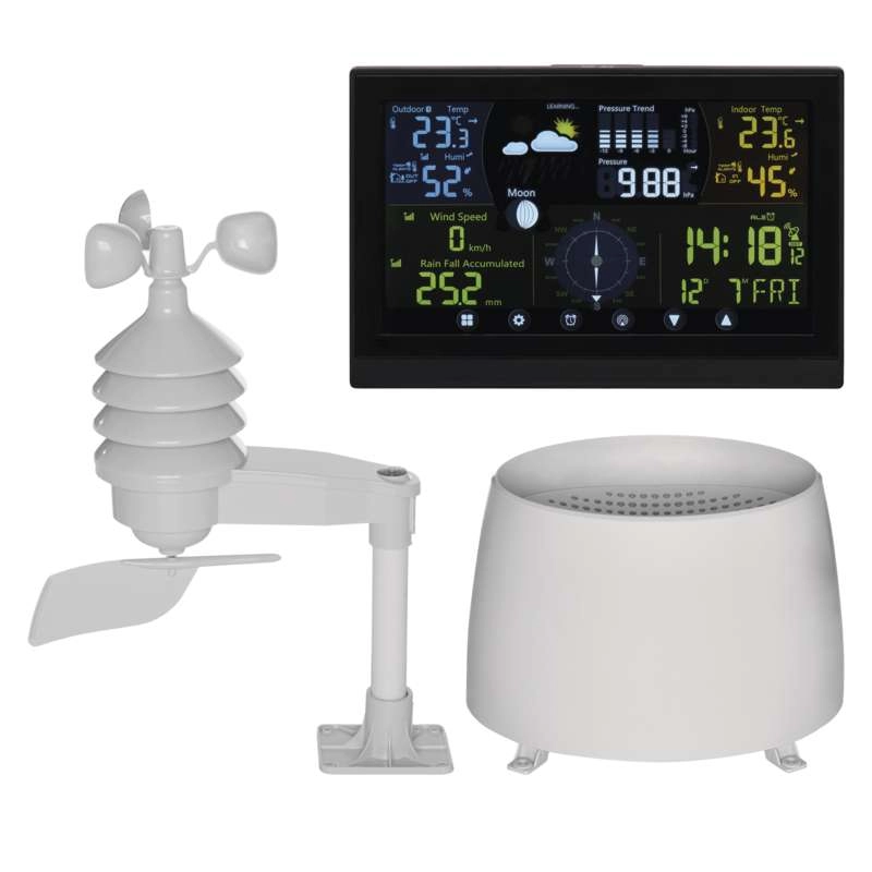Emos E6016 digital weather station Black