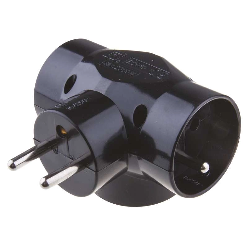Emos E2010 splitter 3 round sockets