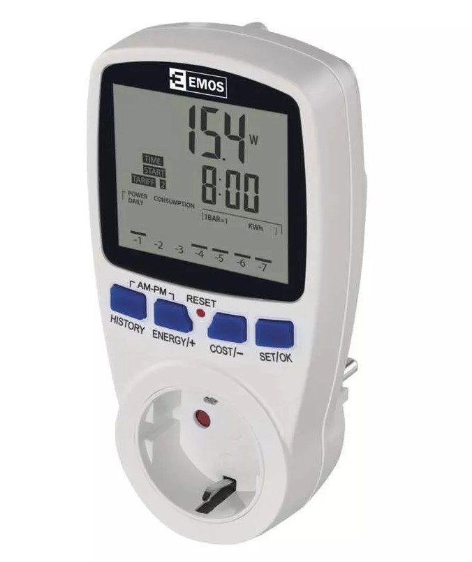 Enerģijas skaitītājs  Power metter  Wattmeter  230Vac