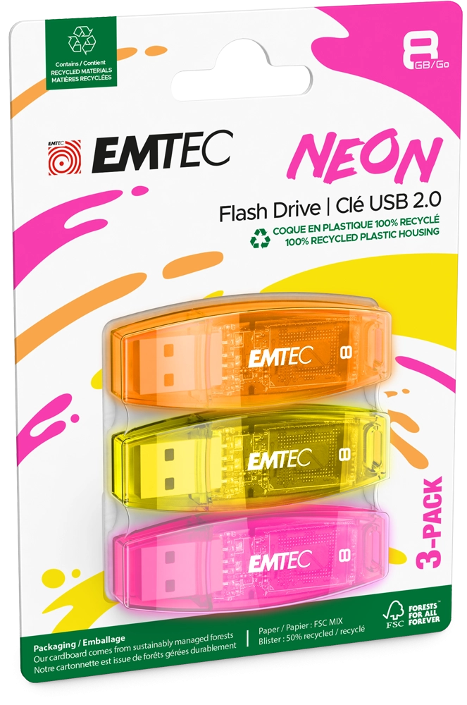 Emtec C410 Neon USB flash drive