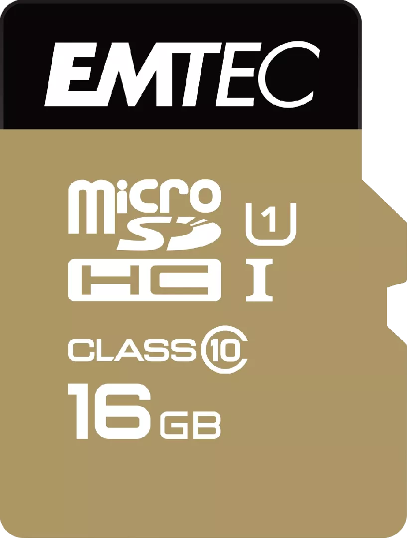 Emtec microSD Class10 Gold+ 16GB MicroSDHC